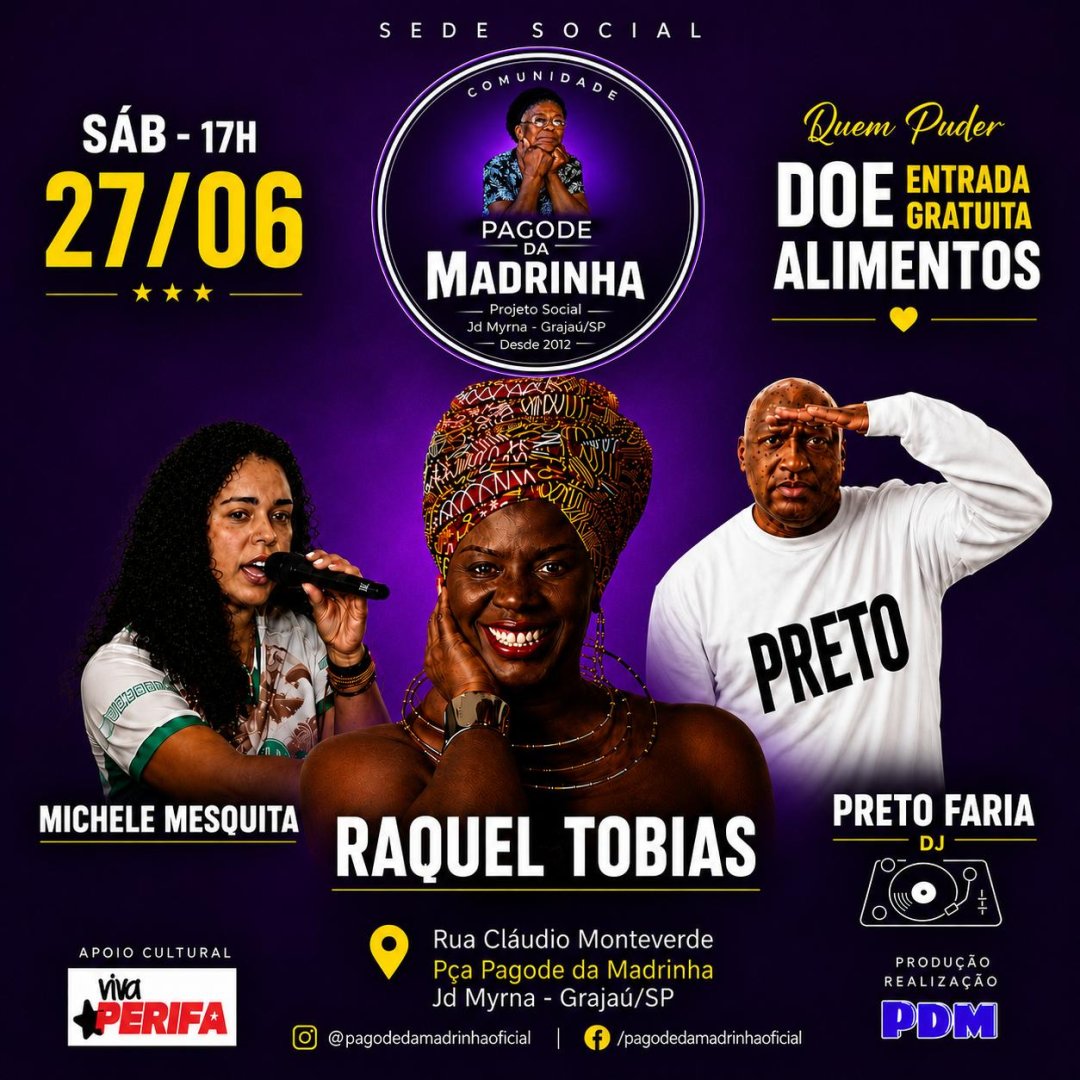 Galeria 💜 PAGODE DA MADRINHA – TRANSFORMANDO VIDAS DESDE 2012 💜
