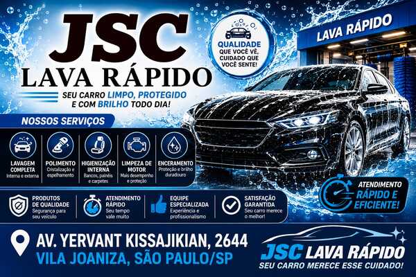 JSC Lava Rápido - serviço