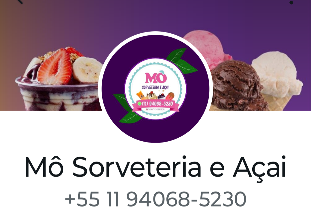 MÔ SORVETERIA E AÇAI