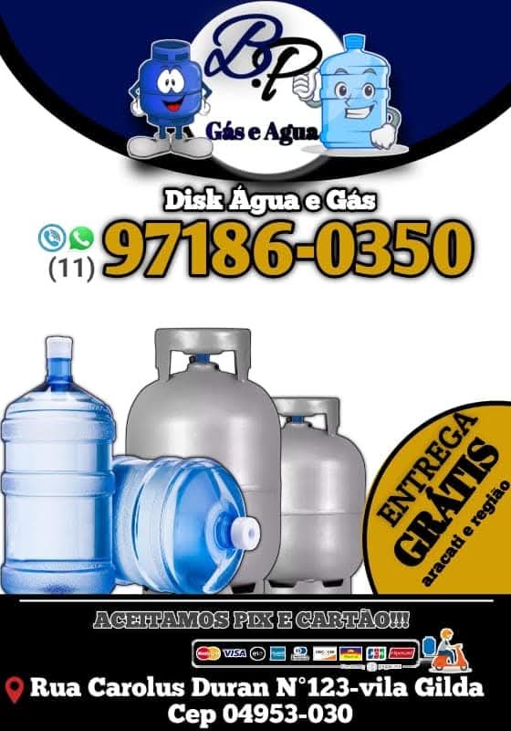 B.P GAZ E AGUA TOP10