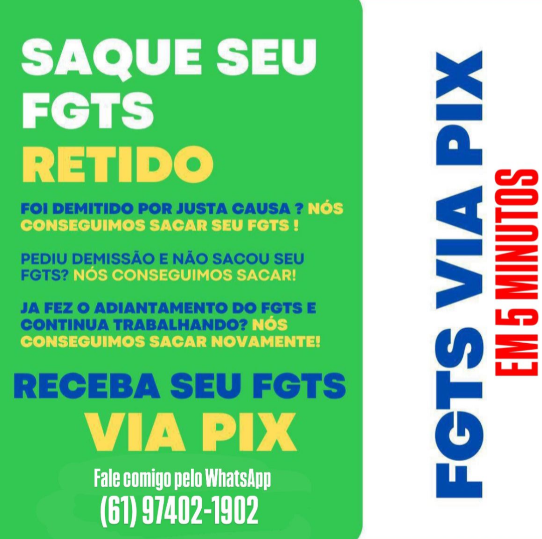 FGTS VIA PIX EM 5 MINUTOS