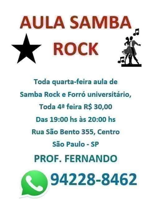 AULA DE SAMBA ROCK