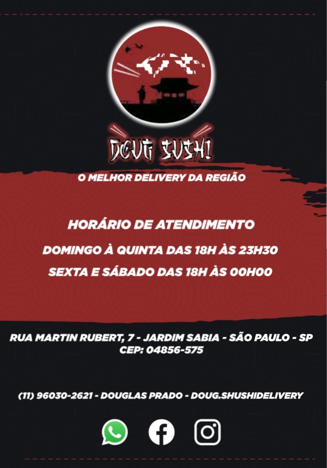 Doug Sushy Delivery