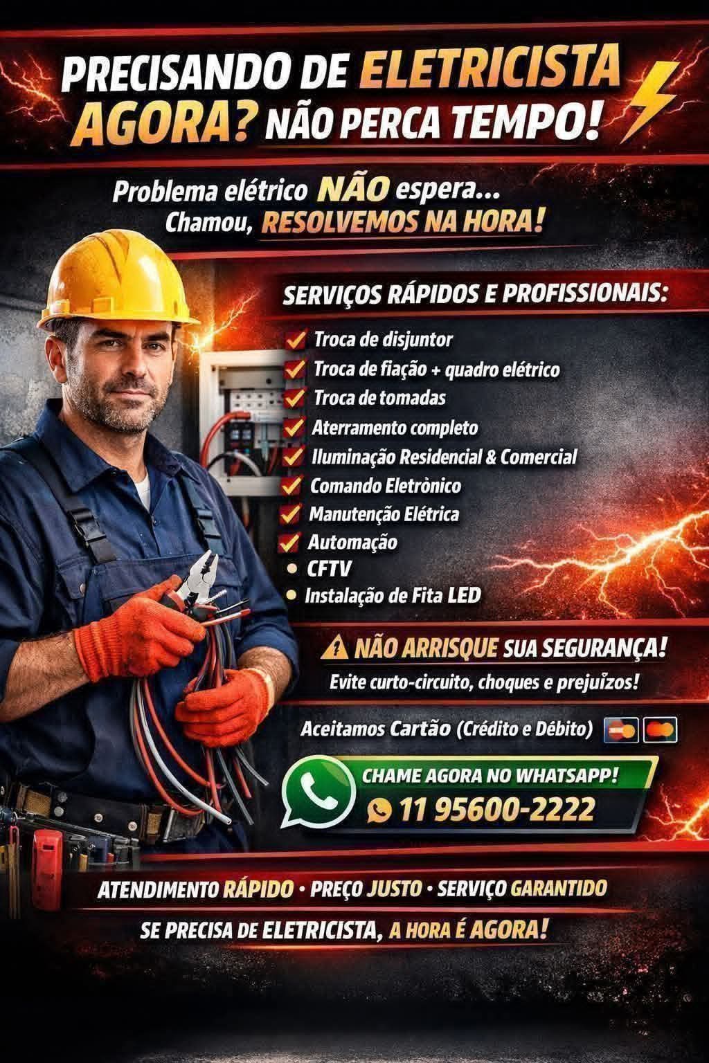 💡🔧 *Precisando de um Eletricista de Confiança? Nós temos a Solução!* 🔌🛠️