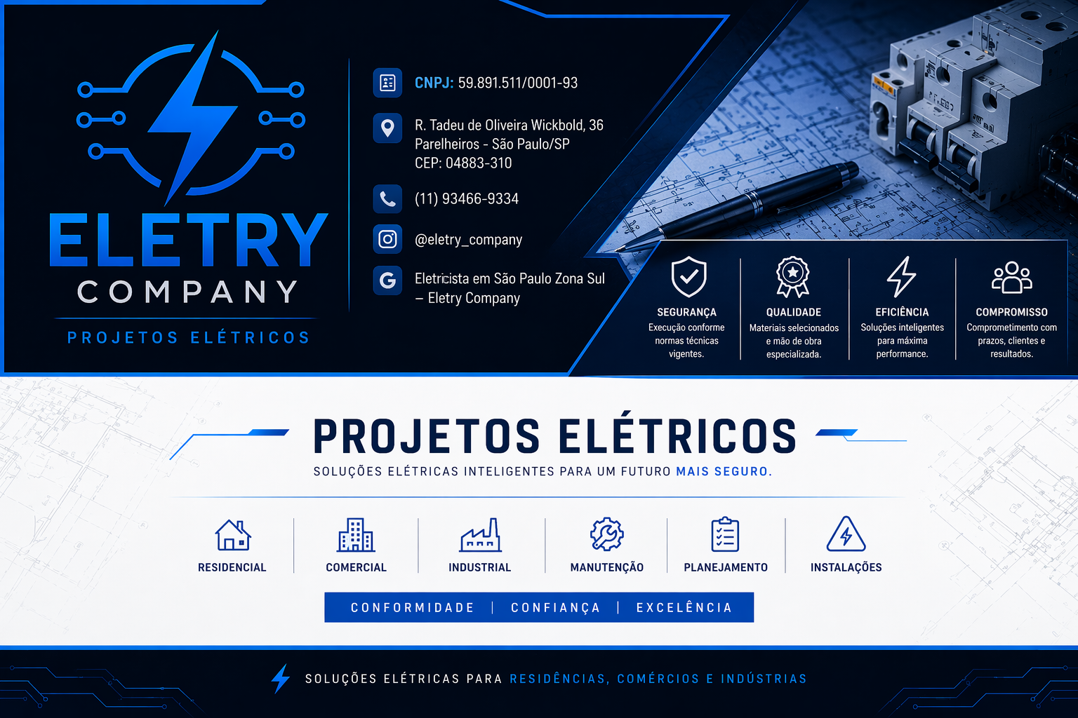 Eletricista em São Paulo Zona Sul Sp - Eletry Company