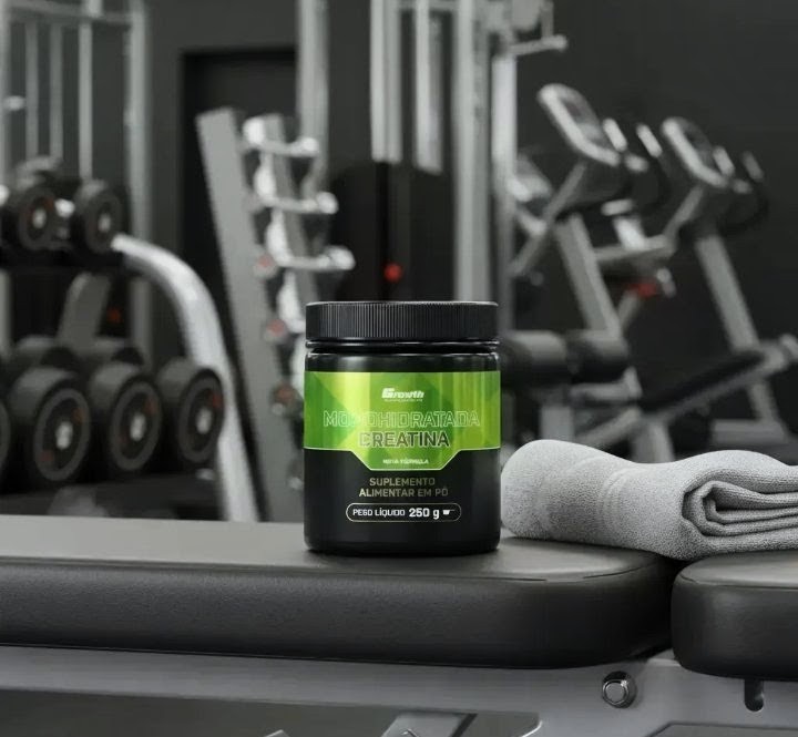 Creatina Growth Supplements Monohidratada em pó Sem sabor x 250g