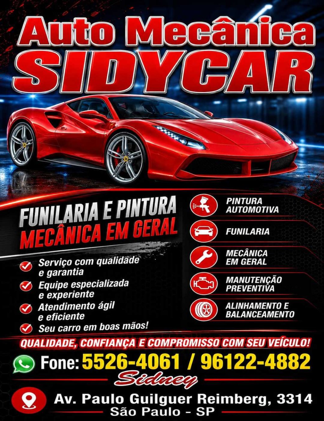 Galeria 🚗 AUTO MECÂNICA SIDYCAR 