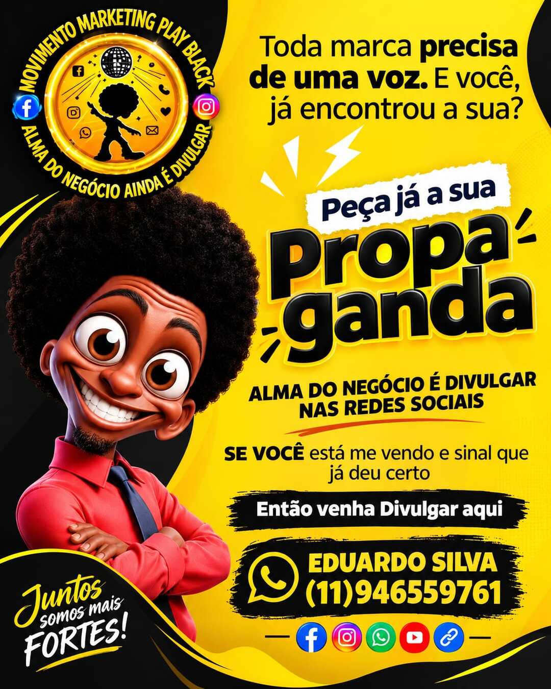 Galeria Movimento Marketing Play Black