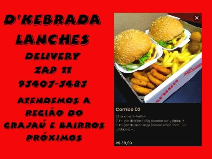 D KEBRADA LANCHES TOP10