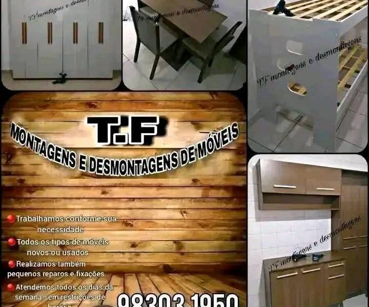 T.F MONTAGENS E DESMONTAGENS DE MOVEIS TOP10