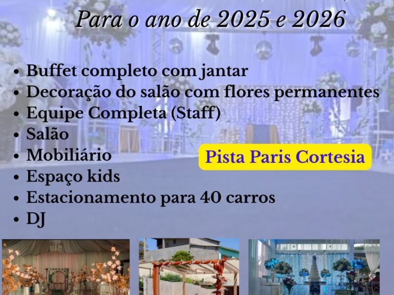 Casamento Completo na zona sul