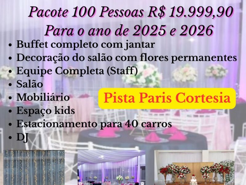 Casamento Completo na zona sul