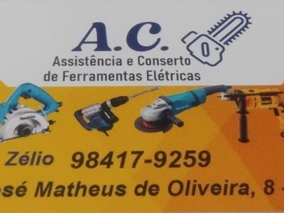 ASSISTENCIA E CONCERTO DA FERRANTAS ELETRICAS