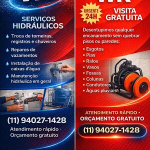 WR HIDR&Aacute;ULICA EM GERAL E DESENTUPIDORA